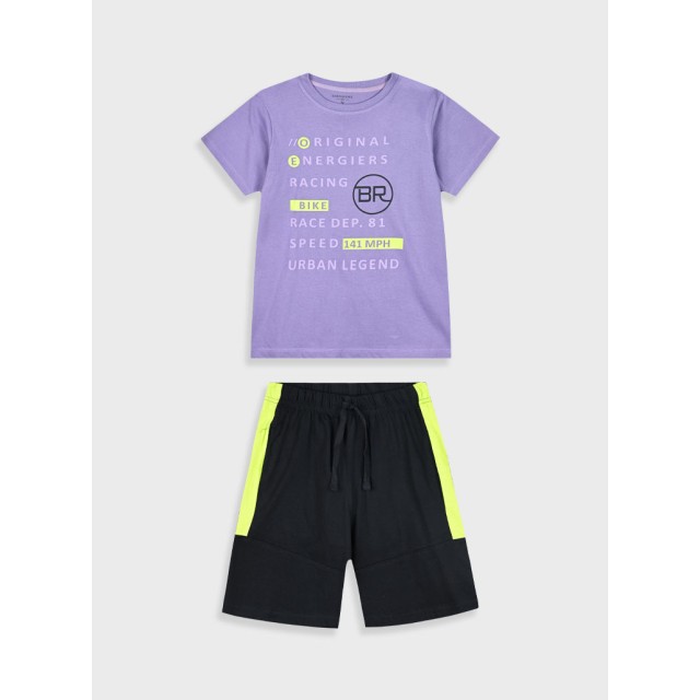 Σετ με τύπωμα για αγόρι | ΜΑΥΡΟ