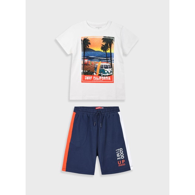 Set with print for boys | NAVY