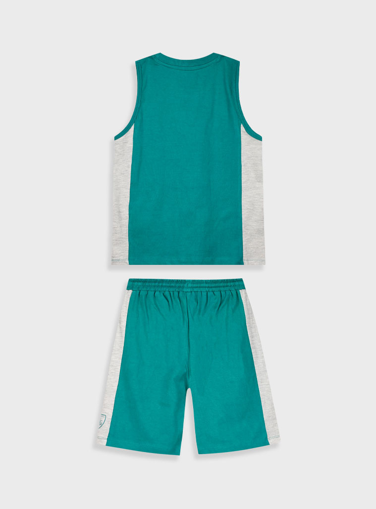 Σετ με τύπωμα για αγόρι | ΠΡΑΣΙΝΟ