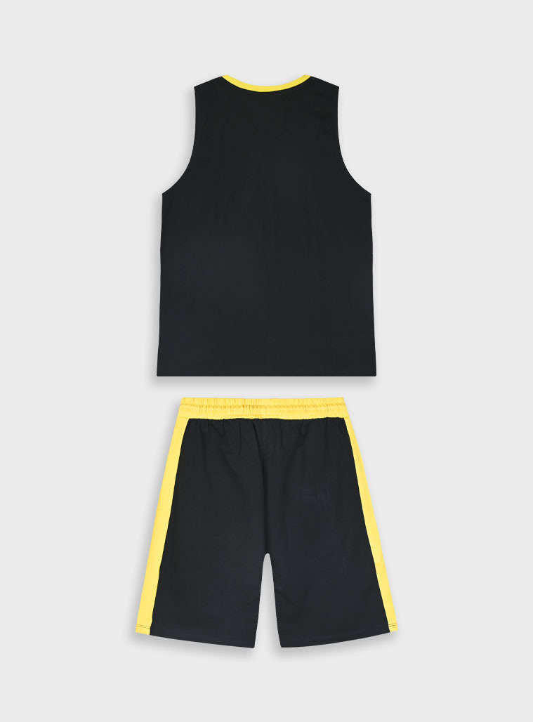 Σετ με τύπωμα για αγόρι | ΜΑΥΡΟ