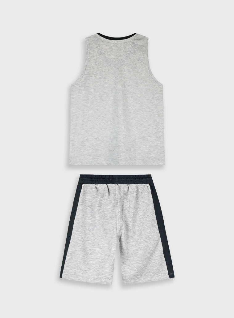 Σετ με τύπωμα για αγόρι | ΜΕΛΑΝΖΕ