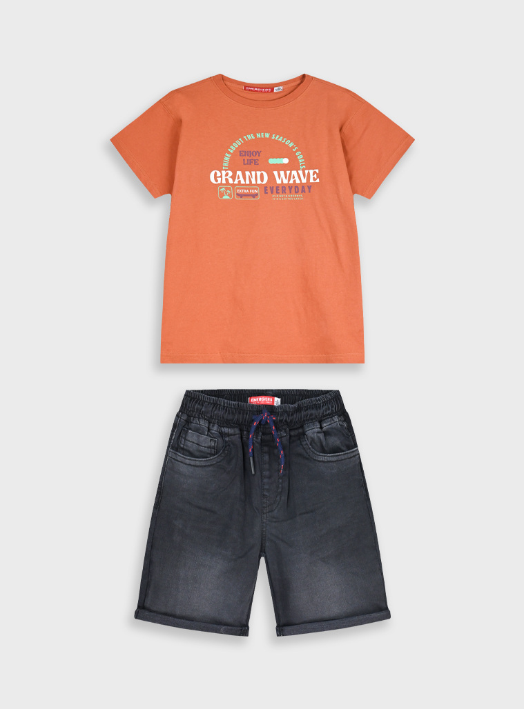 Σετ με τύπωμα | ΜΑΥΡΟ ΤΖΗΝ