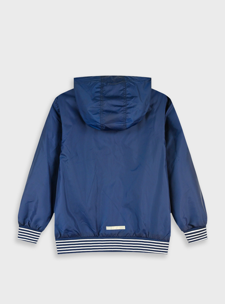 Jacket with hood | NAVY