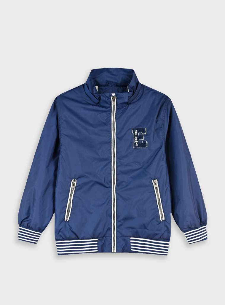 Jacket with hood | NAVY