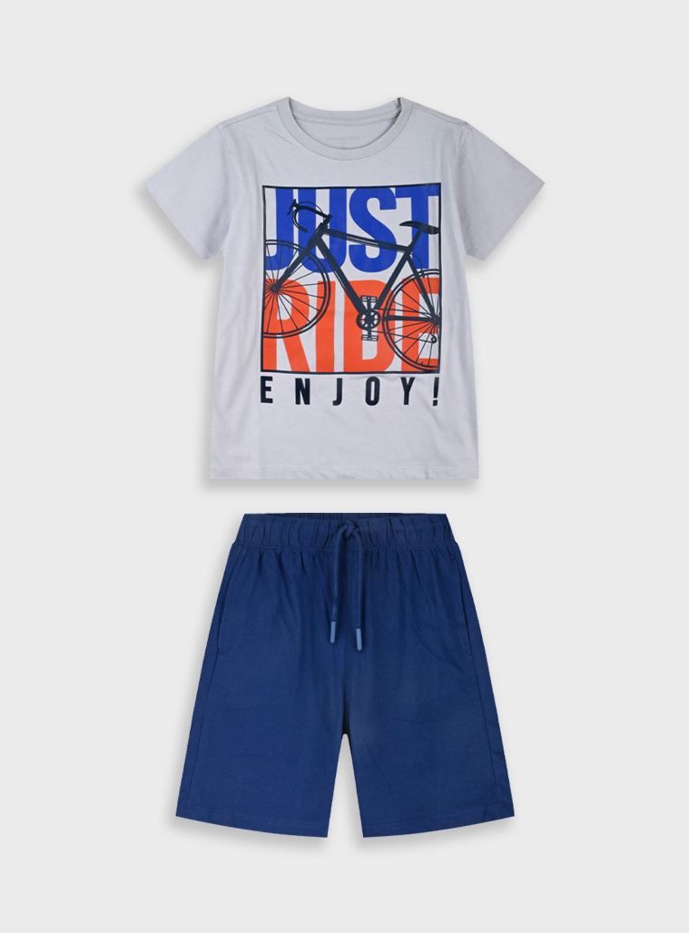 Set with print | NAVY