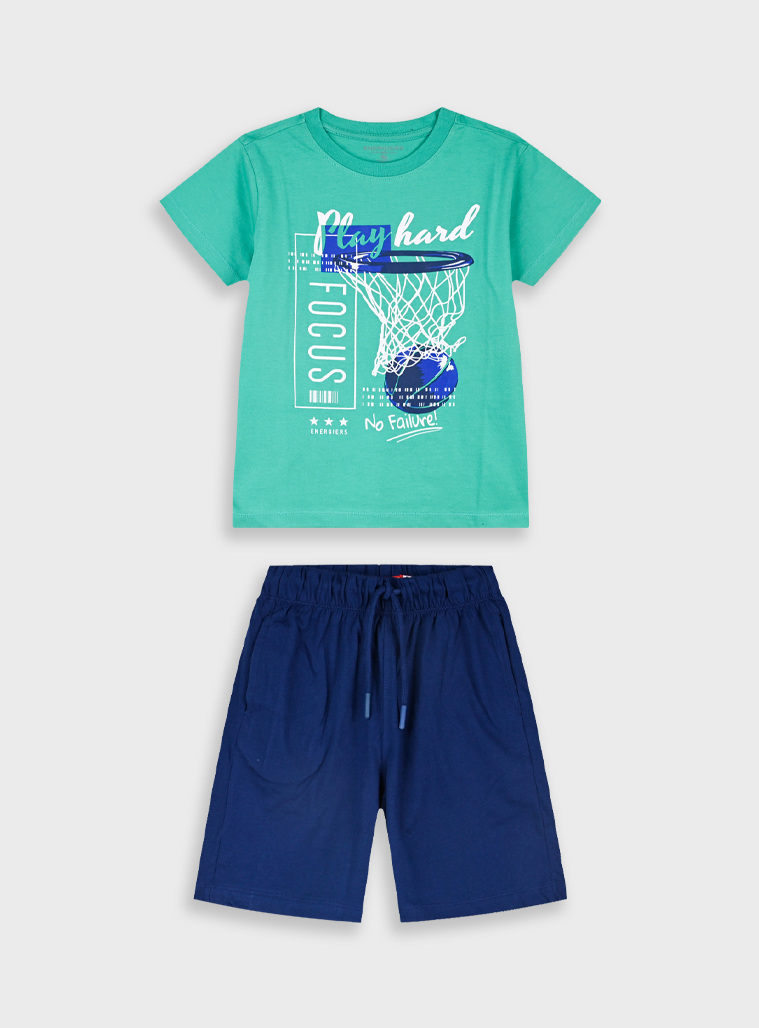 Set with print | NAVY