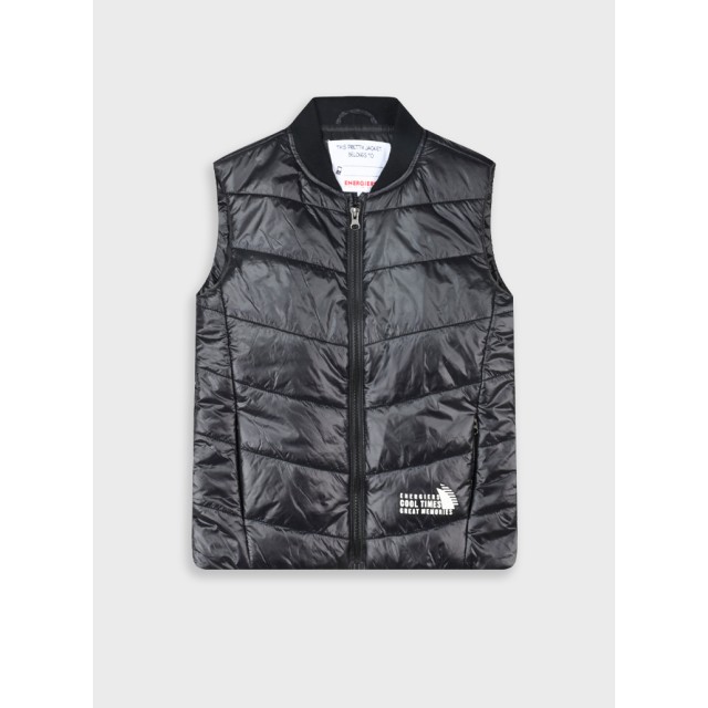 Vest jacket | BLACK