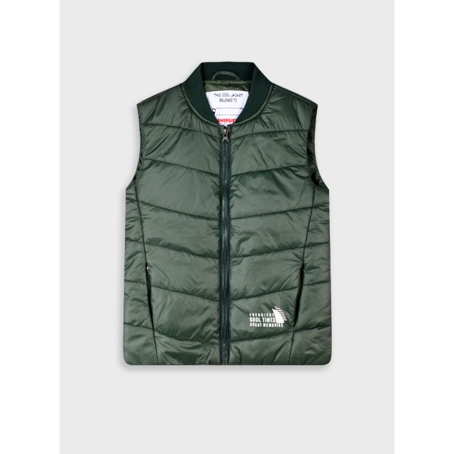 Vest jacket | FOREST GREEN