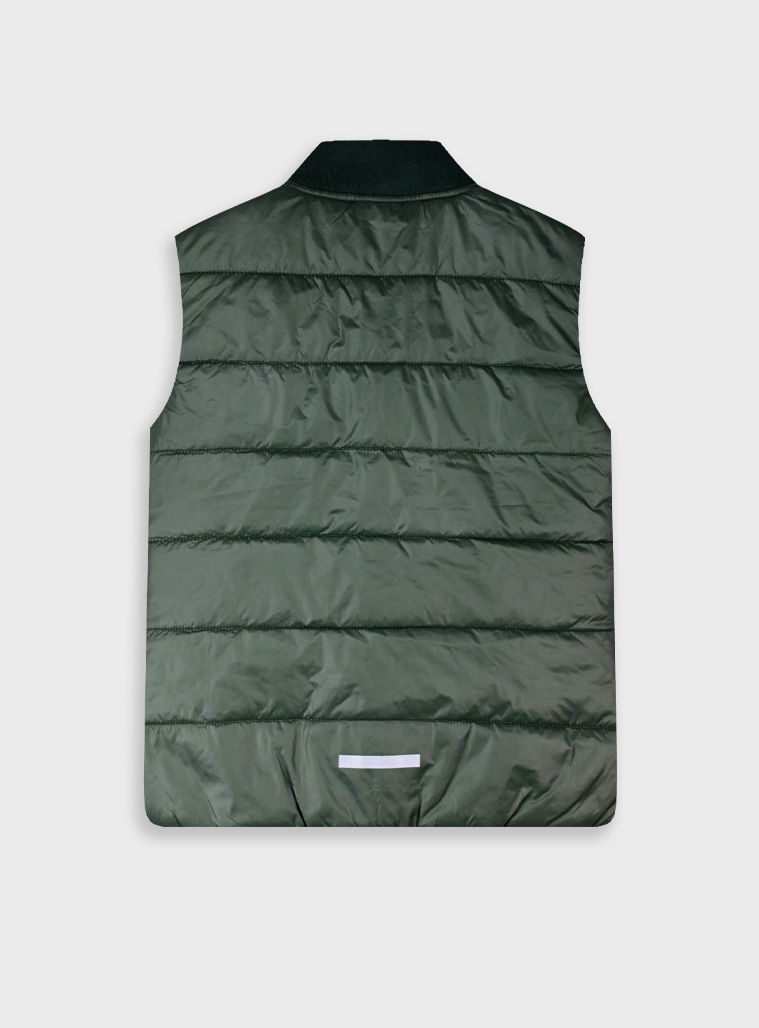 Vest jacket | FOREST GREEN