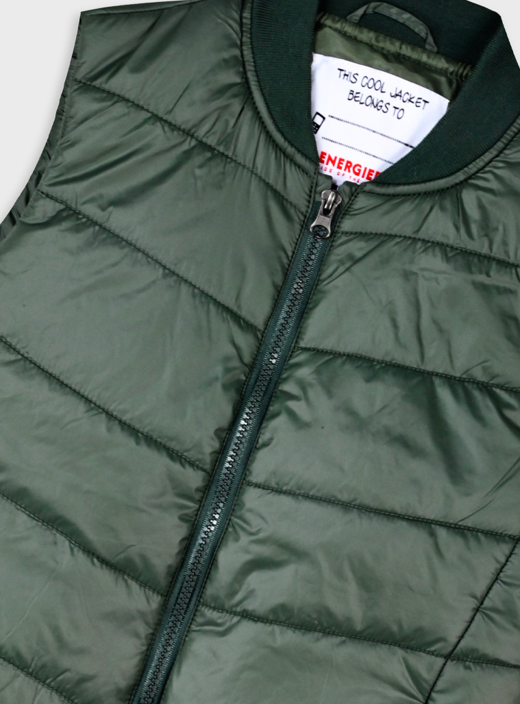 Vest jacket | FOREST GREEN