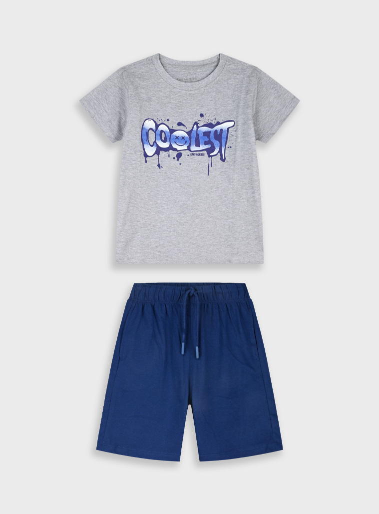 Set with print | NAVY