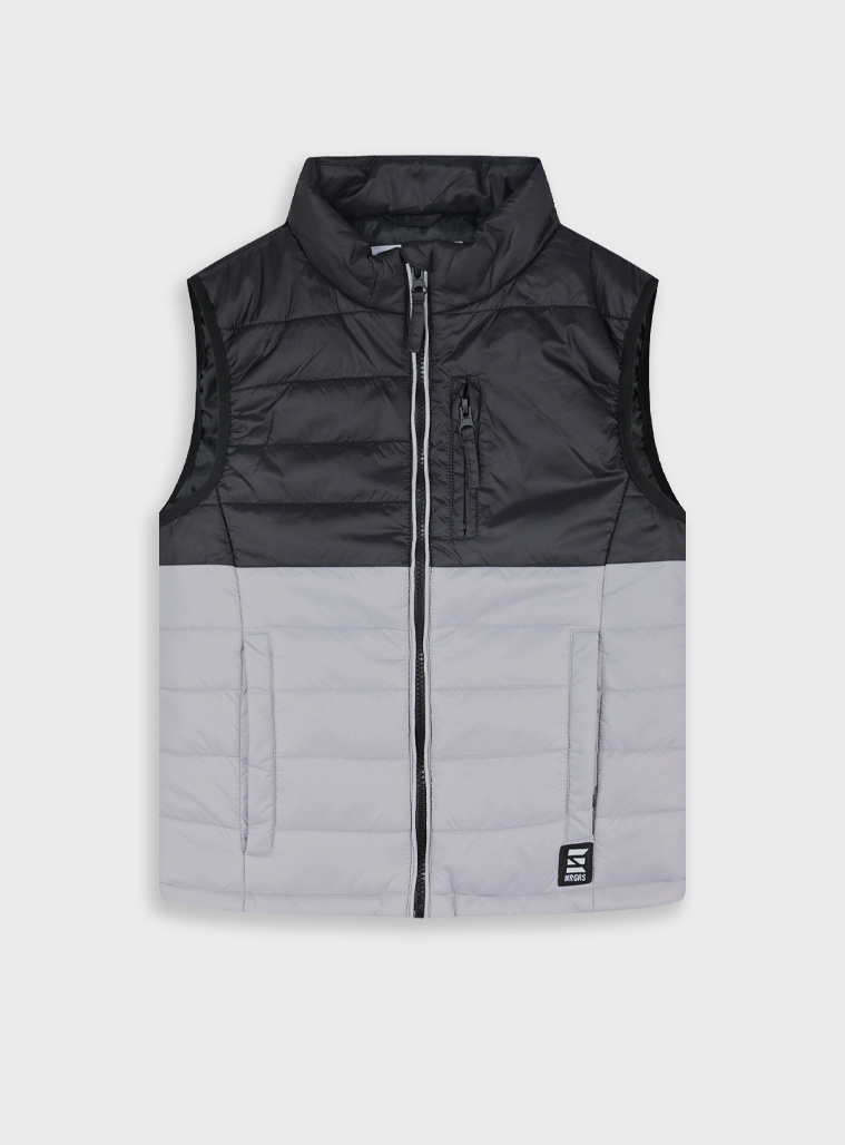 Vest jacket | BLACK
