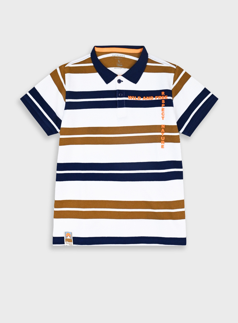 Polo | STRIPPED PRINT