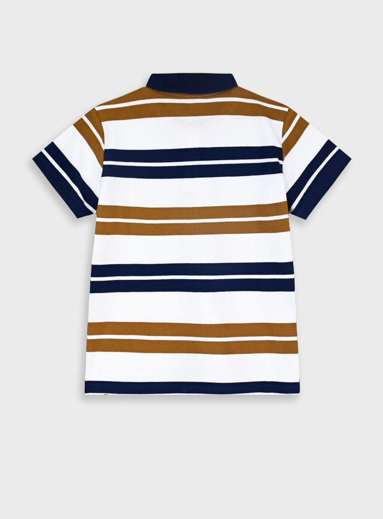 Polo | STRIPPED PRINT
