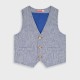 Striped vest | NAVY