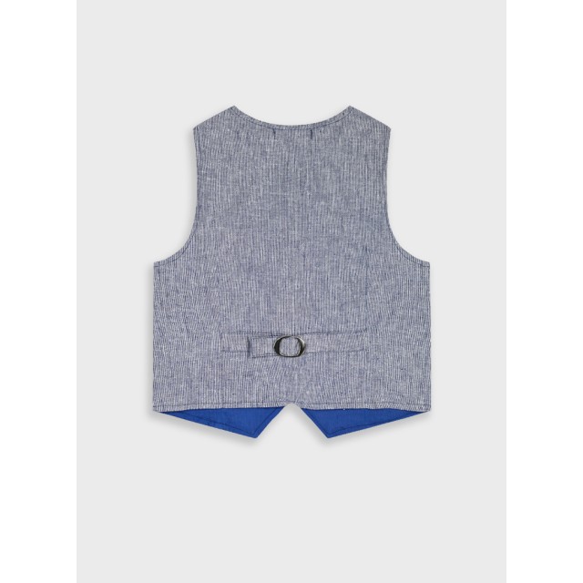 Striped vest | Blu navy