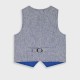 Striped vest | NAVY