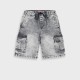 Jean shorts | GREY DENIM
