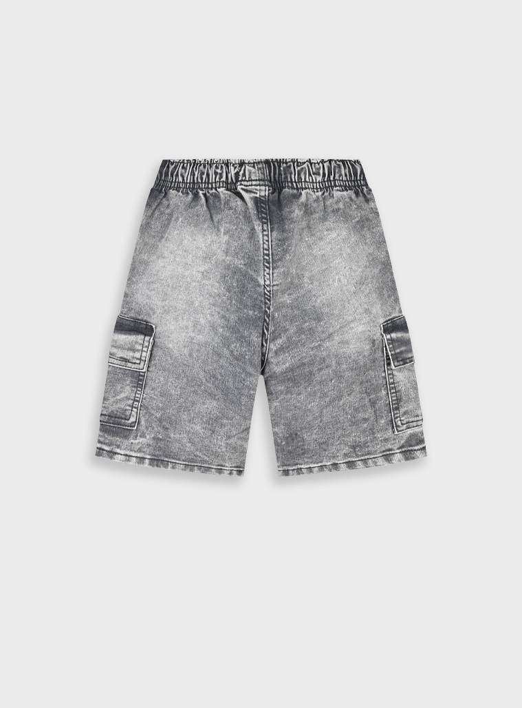 Jean shorts | GREY DENIM