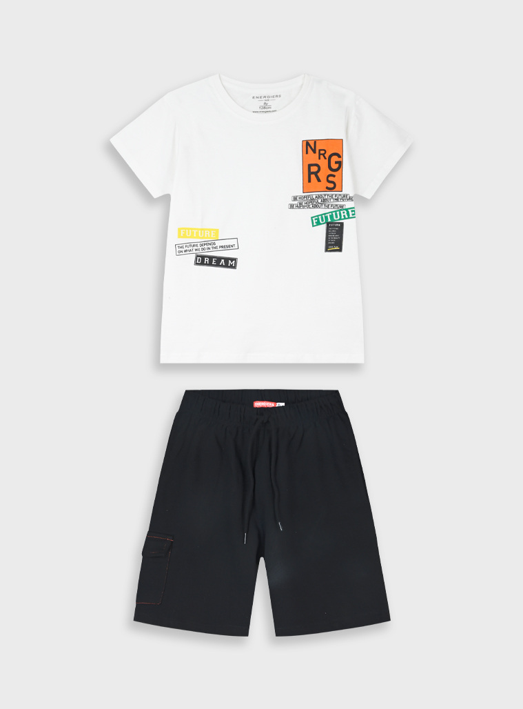 Σετ με τύπωμα | ΜΑΥΡΟ