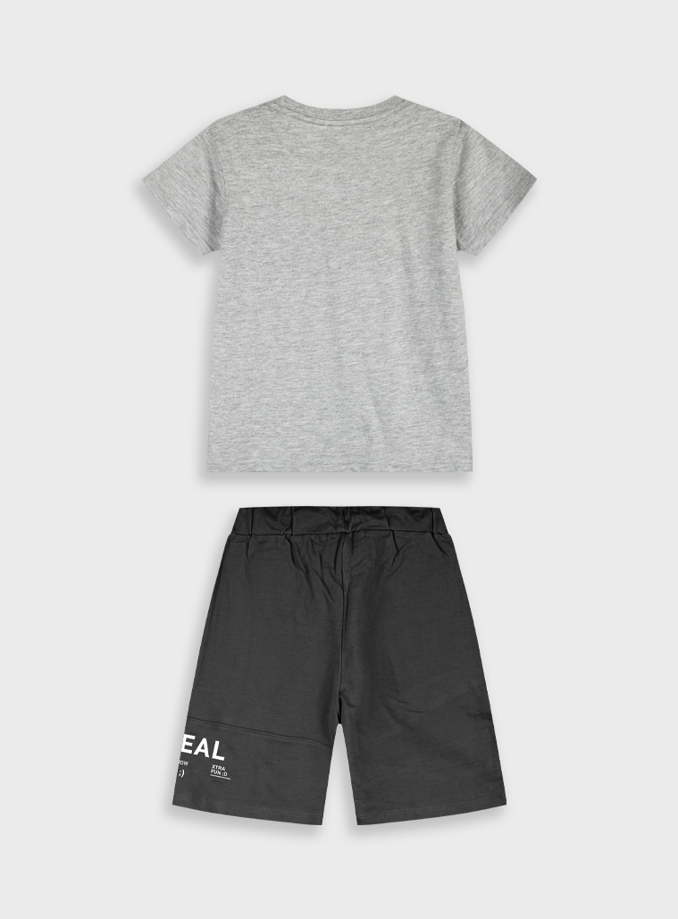 Set with print | BLACK