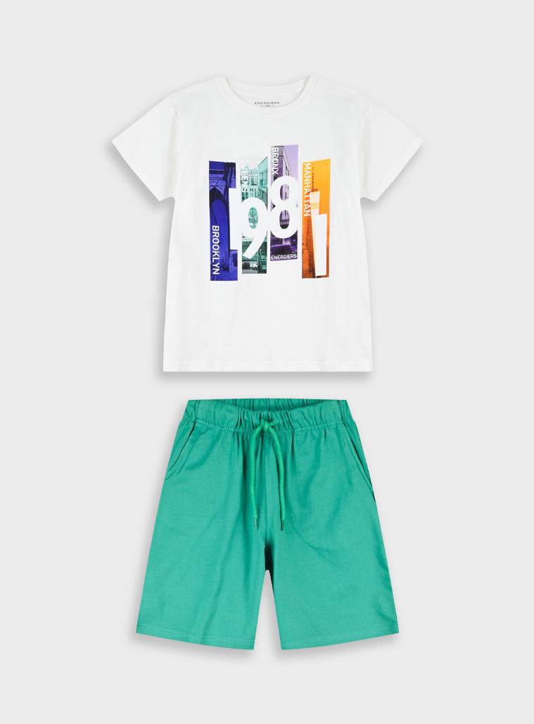 Set with print | GREEN