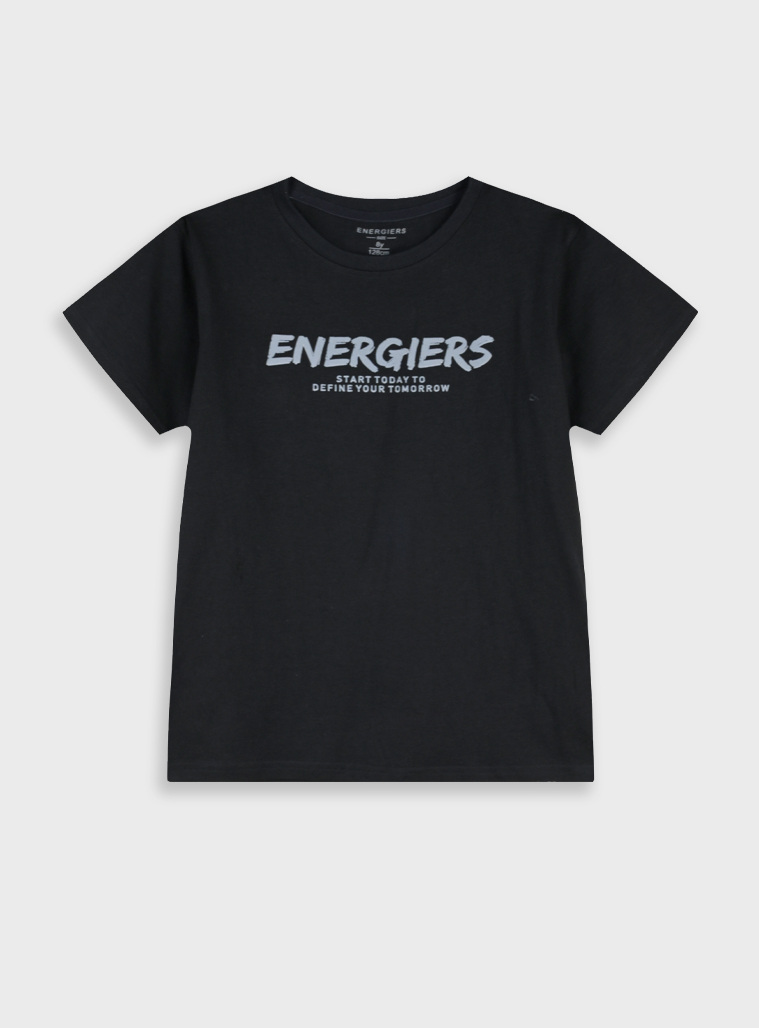 T-shirt with print | BLACK