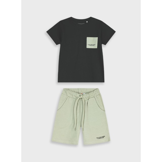 Set with print | BEIGE