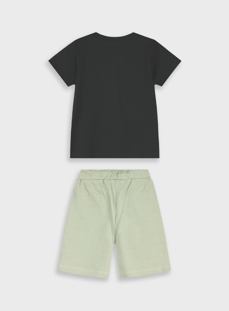 Set with print | BEIGE