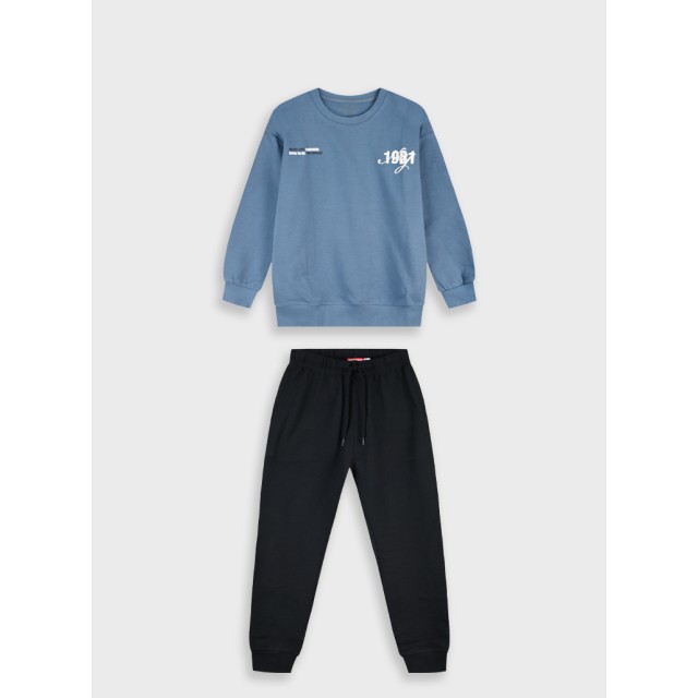 Σετ φούτερ φόρμα | ΜΑΥΡΟ