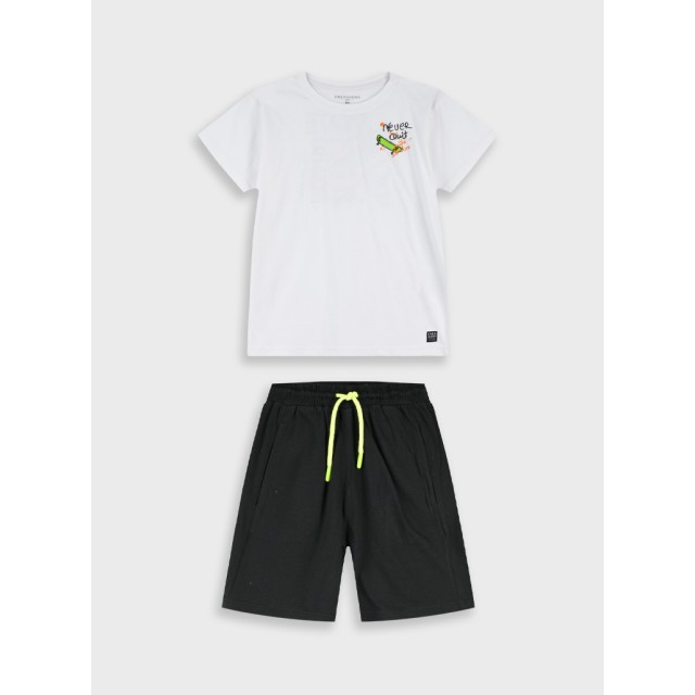 Set with print | BLACK