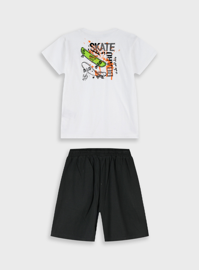 Set with print | BLACK