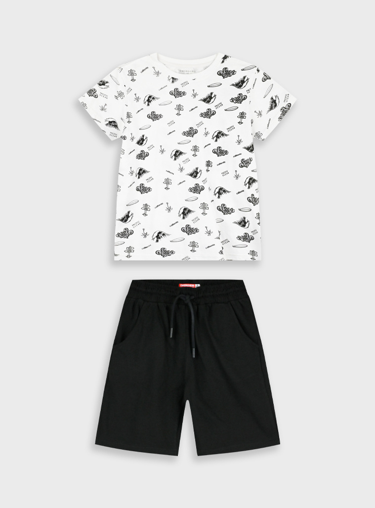 Σετ εμπριμέ | ΜΑΥΡΟ