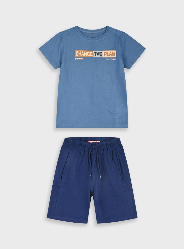 Set with print | NAVY