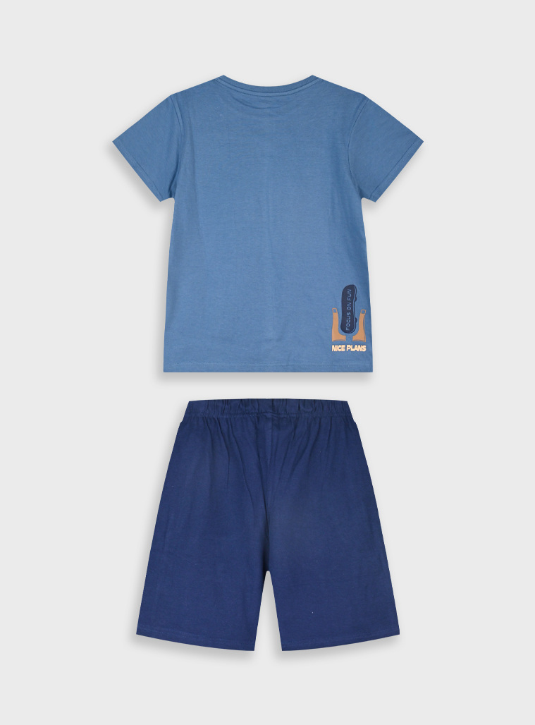 Set with print | NAVY