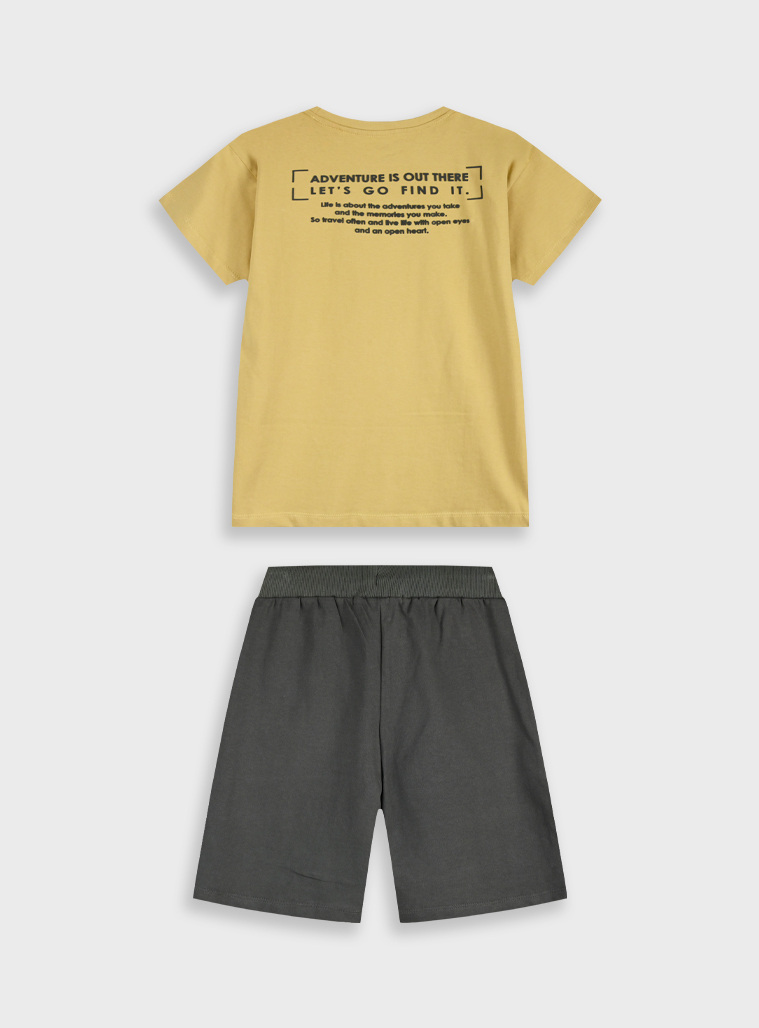 Set with print | Antracite