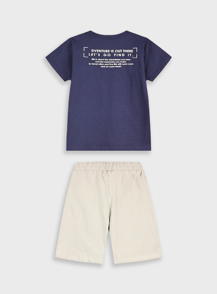 Set with print | Beige