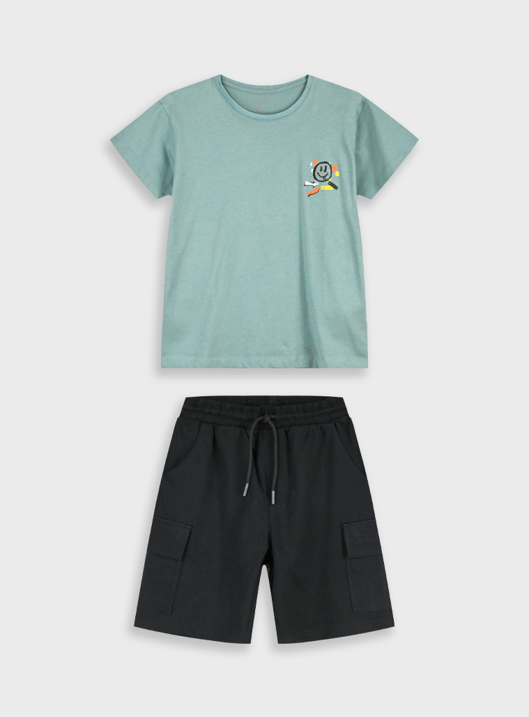 Σετ με τύπωμα | ΜΑΥΡΟ