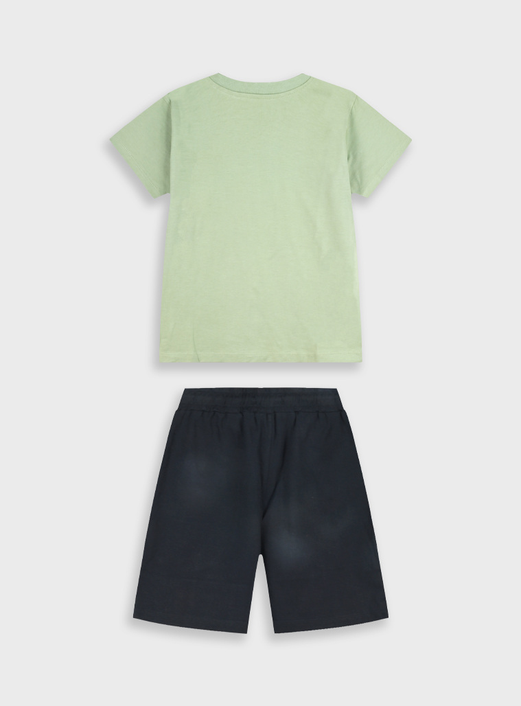 Set with print | BLACK