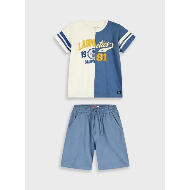 Set with print | ROYAL BLUE