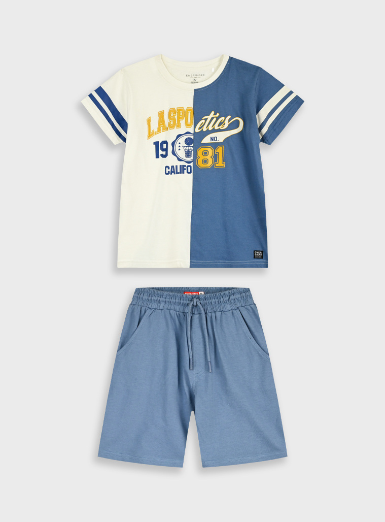 Set with print | ROYAL BLUE