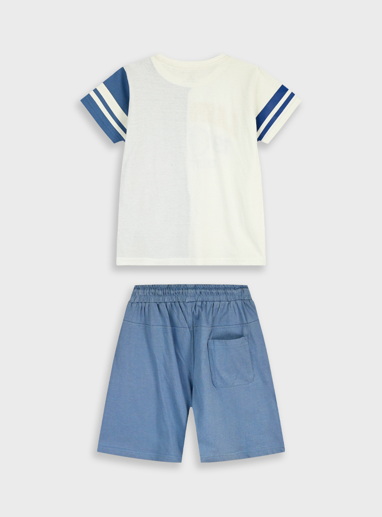 Set with print | ROYAL BLUE