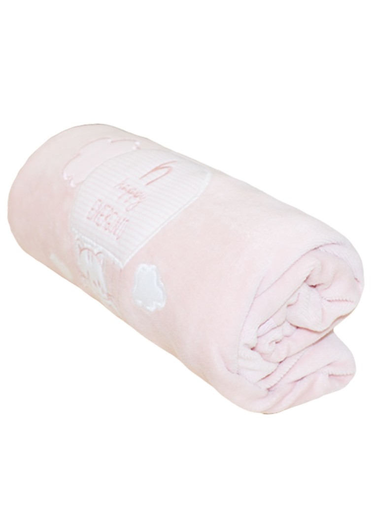 Energiers cotton blanket for baby girls | Rosa chiaro