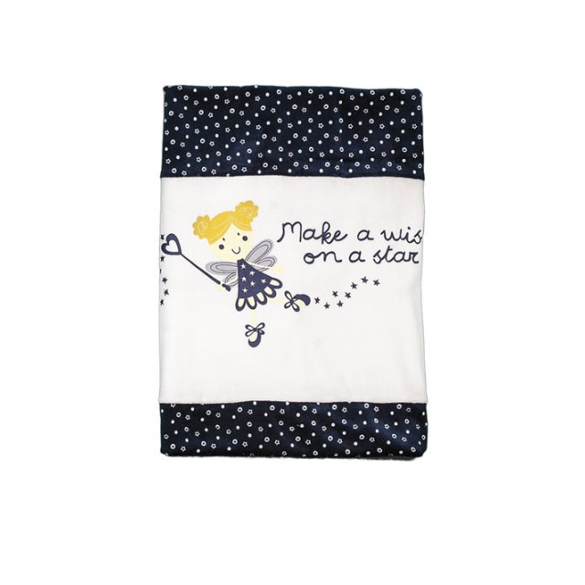 Κουβέρτα βρεφική με τύπωμα νεράιδα | ΤΥΠΟΣ