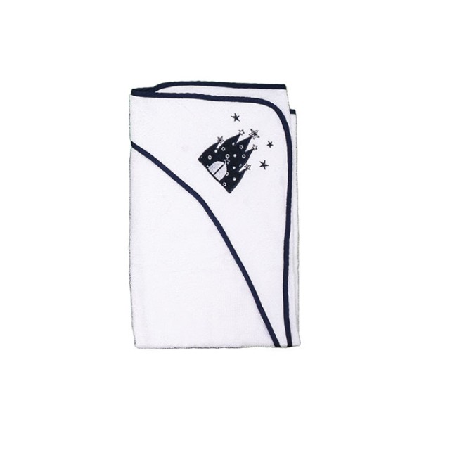 Μπουρνούζι βρεφικό με τύπωμα κάστρο | ΤΥΠΟΣ