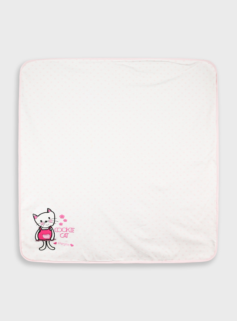 Κουβέρτα με γατούλα | ΡΟΖ