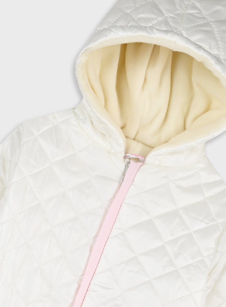 Καπιτονέ φόρμα εξόδου για κορίτσι (3 - 24 μηνών) | ΡΟΖ