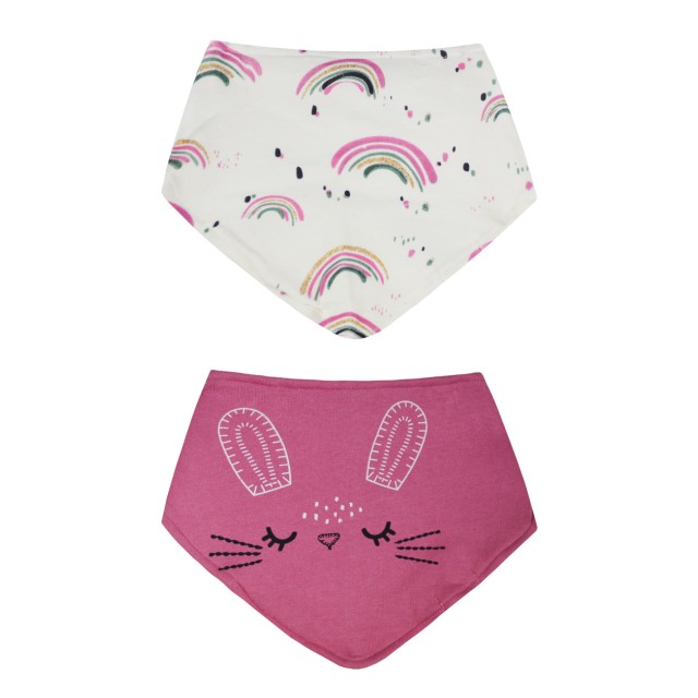 Σετ 2 τμχ σαλιάρες | ΡΟΖ Σετ 2 τμχ σαλιάρες | ΡΟΖ