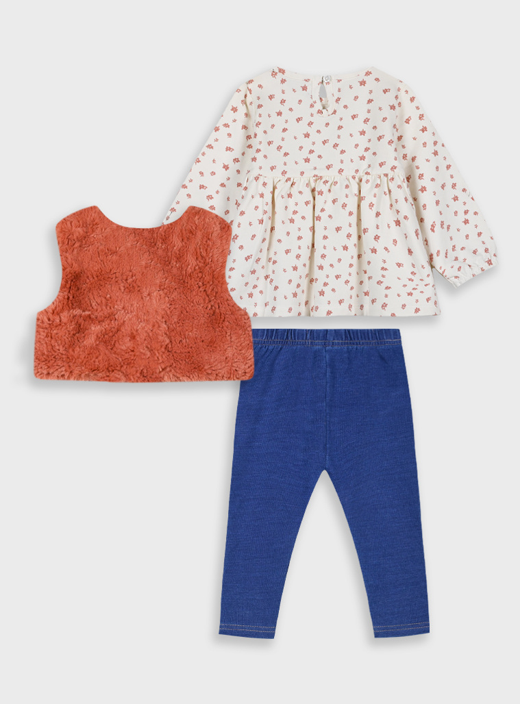 Baby 3 piece set | BLUE DENIM