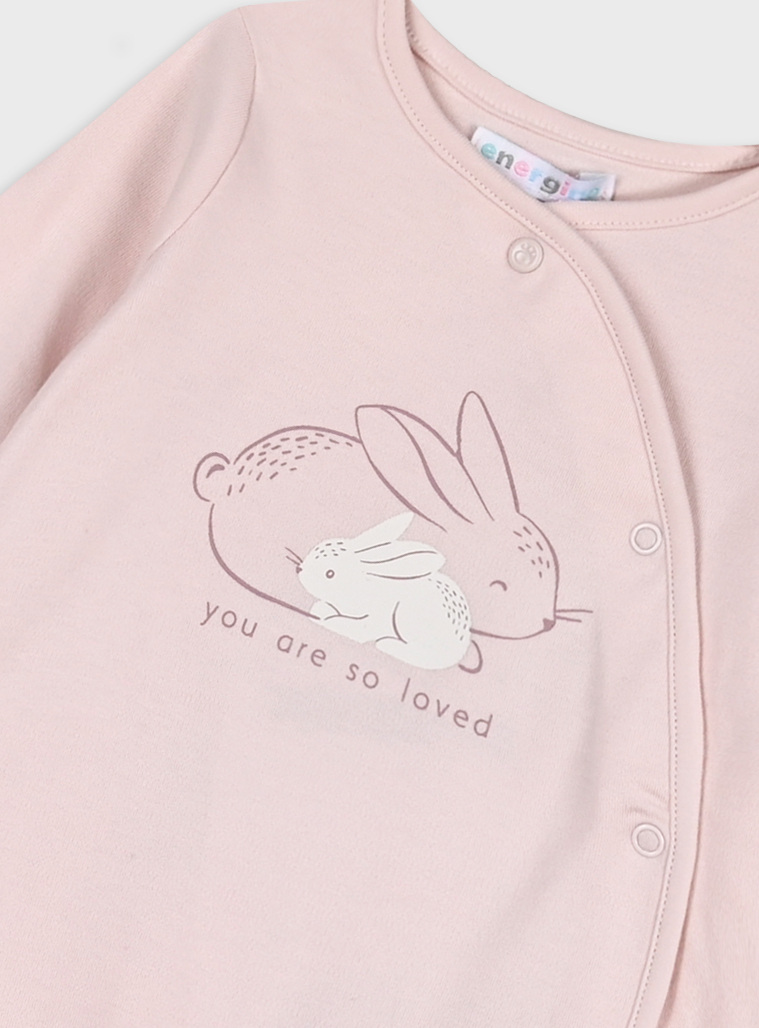 Βρεφικό σετ 2 τεμάχια βαμβακερά φορμάκια για κορίτσι | ΡΟΖ Βρεφικό σετ 2 τεμάχια βαμβακερά φορμάκια για κορίτσι | ΡΟΖ